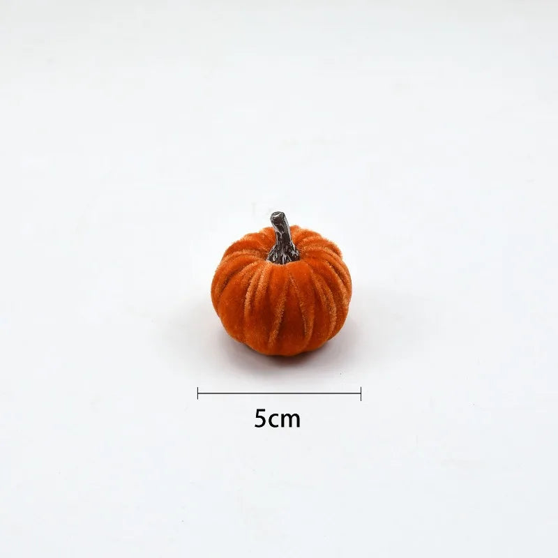 Halloween Velvet Pumpkin Set